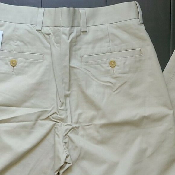 JOHN W. NORDSTROM Smartcare Supima Cotton Flat Front Straight Leg 38x30 Pant - Picture 3 of 6